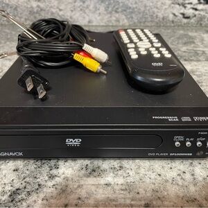 Magnavox Black DVD Player with Remote. Gently used in very good condition.